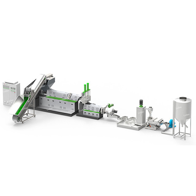 200kg/H 7r/Min Capacity Plastic Recycling Machine con la doppia fase